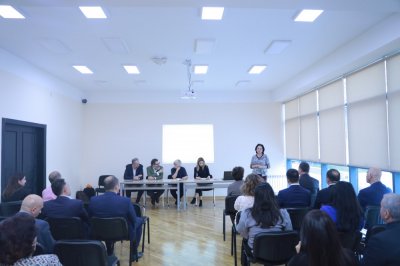 AzMİU-da Azərbaycan-İtaliya Dizayn Mərkəzinin təqdimatı olub