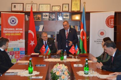 Azərbaycan Kooperasiya Universiteti və İstanbul Aydın Universiteti arasında əməkdaşlıq protokolu imzalandı