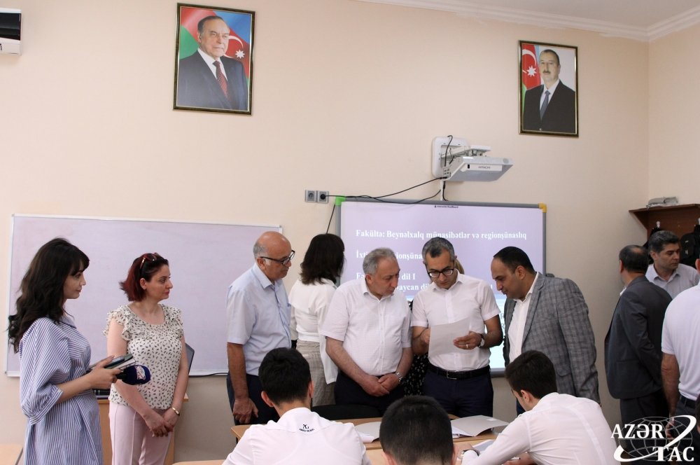 Bakı Slavyan Universitetində yay imtahan sessiyasının monitorinqi aparılıb