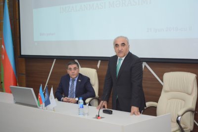 UNEC ilə “Azərbaycan Sənaye Korporasiyası” ASC arasında memorandum imzalanıb