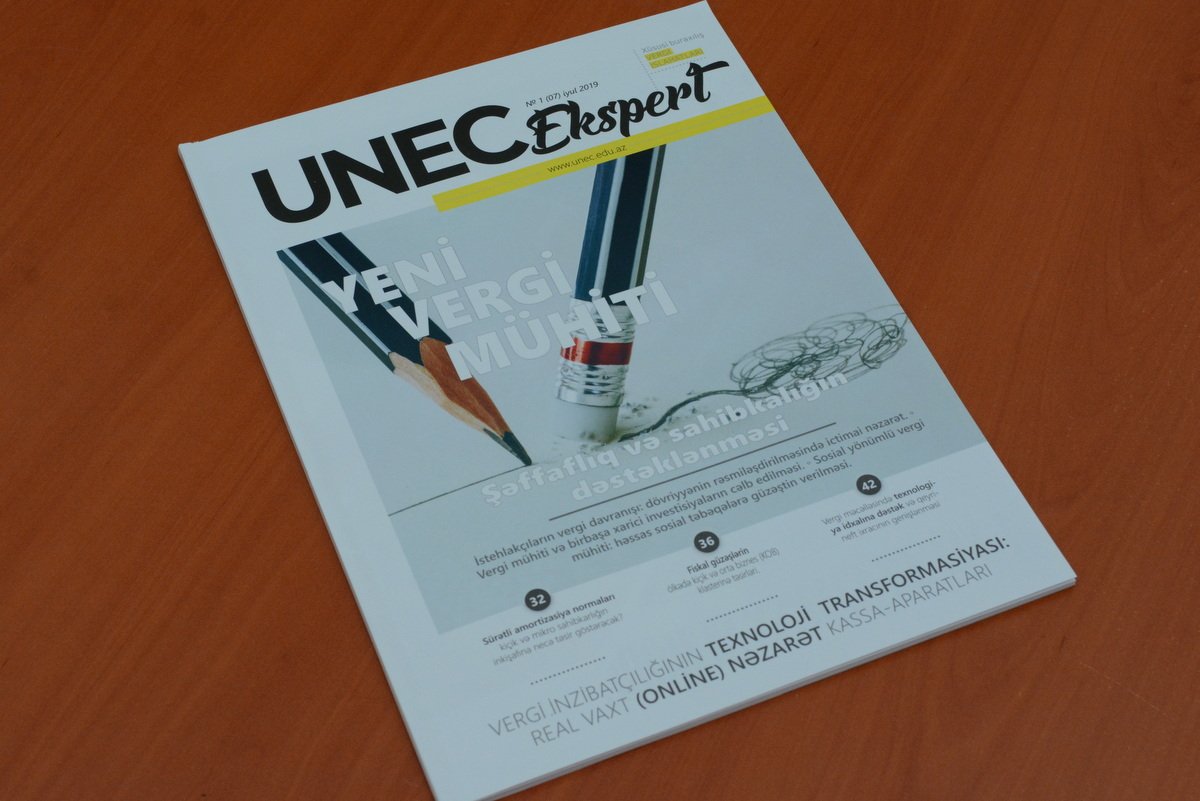 “UNEC Ekspert” jurnalının xüsusi buraxılışı: Vergi islahatları