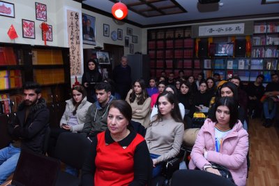 ADU-da "Azərbaycan-Çin kinematoqrafiya sahəsində əməkdaşlıq" adlı tədbir keçirilib