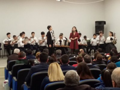 Abşeron rayon Xırdalan şəhər 11 illik Musiqi məktəbinin kollektivi ismayıllıda konsert proqramı ilə çıxış edib