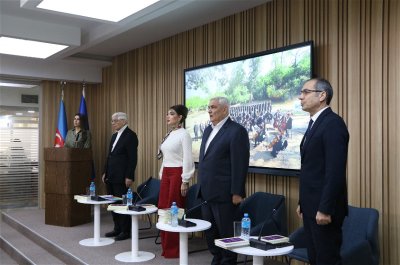 Azərbaycan Universitetində “Qeyri-səlis məntiq və dil-nitq” kitabının təqdimatı keçirilib