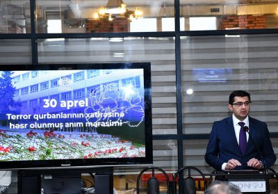 ADNSU-da 30 aprel terror qurbanları anılıb