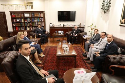 NDU-nun rektoru Elbrus İsayev Dövlət Proqramının icrası çərçivəsində Ankara universitetində olub