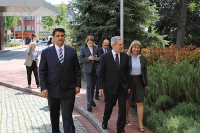 NDU-nun rektoru Elbrus İsayev Dövlət Proqramının icrası çərçivəsində Ankara universitetində olub