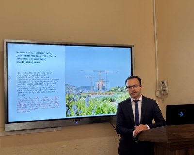 BDU-da “Ekoloji cinayətlərlə mübarizə: hüquqi və təşkilati yanaşmalar” mövzusunda maarifləndirici tədbir