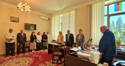 Polimer Materialları İnstitutunda Heydər Əliyevin anadan olmasının 102-ci  ildönümünə və Qələbənin 80 illiyinə  həsr olunan iclas keçirilib