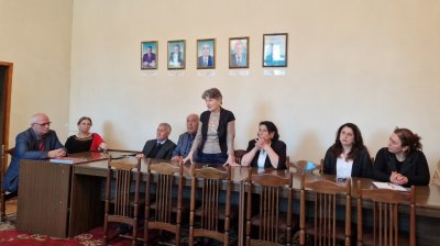 Polimer Materialları İnstitutunda Heydər Əliyevin anadan olmasının 102-ci  ildönümünə və Qələbənin 80 illiyinə  həsr olunan iclas keçirilib