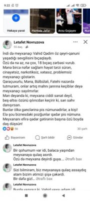 Tanınmış meyxanaçı sevgilisini BIÇAQLAYIB? - İDDİA - FOTO