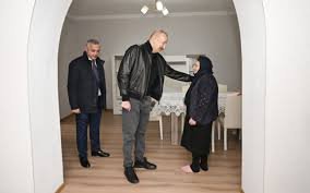 İlham Əliyev Ağdərədə... - Fotolar