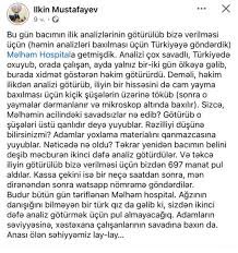 Məlhəm Hospitalda analizi məhv etdilər: PASİYENTİN BELİ YENİDƏN DEŞİLDİ