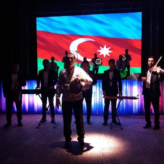 “Rövşən” ritm qrupu Samarada keçirilən 15-ci Beynəlxalq ritm festivalında u ...
