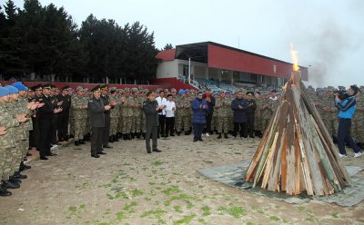 Ordumuz Novruzu belə qarşıladı - Video