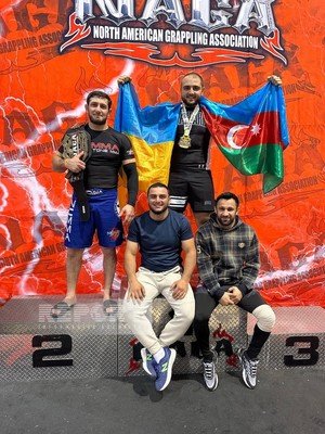 Azərbaycanlı idmançılar ABŞ-də qrapplinq üzrə dünya çempionatında qızıl və gümüş medallar qazanıblar