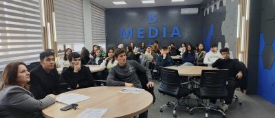 "Media FM” radiostansiyasının təsisçisi Rüstəm Əliyev BDU-nun Jurnalistika fakültəsinin qonağı olub