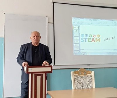 GDU-nun “ÜTF və Texnologiya" Kafedrasında "Təhsildə yeni metod - STEAM” mövzusuna elmi seminar keçirilib