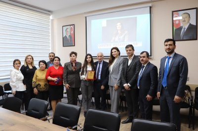 BDU-da "Azərbaycan Türk Ocağı"nın təsis etdiyi Qənirə Paşayeva adına mükafatın təqdimatı  