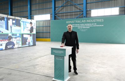 İlham Əliyev Goranboyda açılışda iştirak etdi - YENİLƏNİB