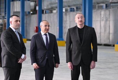 İlham Əliyev Goranboyda açılışda iştirak etdi - YENİLƏNİB