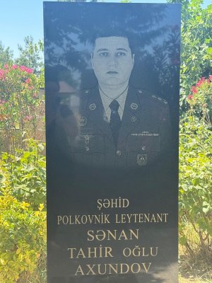 Şəhid oğlu leytenant oldu