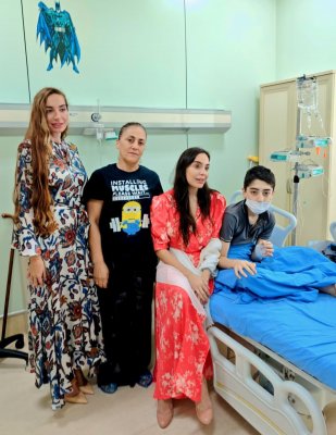 Leyla və Arzu Əliyevalar Milli Onkologiya Mərkəzində - FOTO