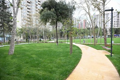 Bakıda yeni park - Prezident və xanımı açılışda iştirak etdi - FOTOLAR