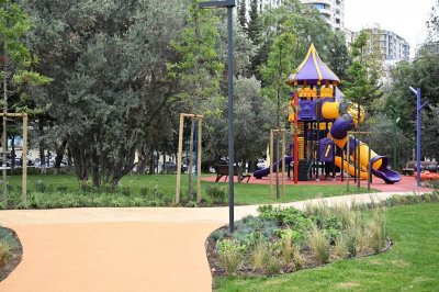 Bakıda yeni park - Prezident və xanımı açılışda iştirak etdi - FOTOLAR