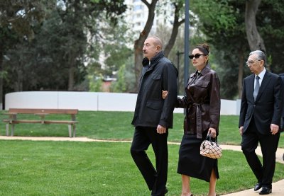 Bakıda yeni park - Prezident və xanımı açılışda iştirak etdi - FOTOLAR