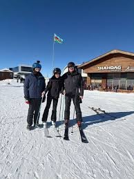 Prezident və nəvələri Şahdağda - Foto